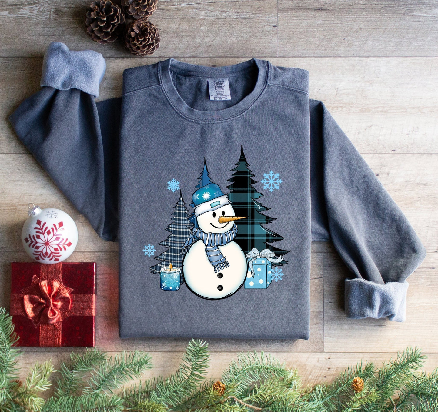 Christmas Snowman Sweatshirt - Oakers Lane