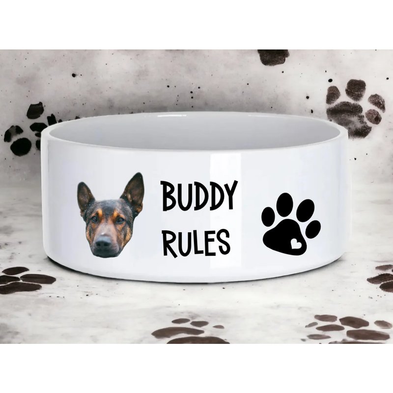 Personalized Dog Bowl | Photo Pet Food Bowl - Oakers Lane