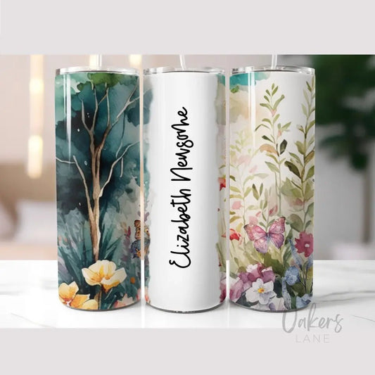 Wildflowers Personalized Tumbler - Oakers Lane